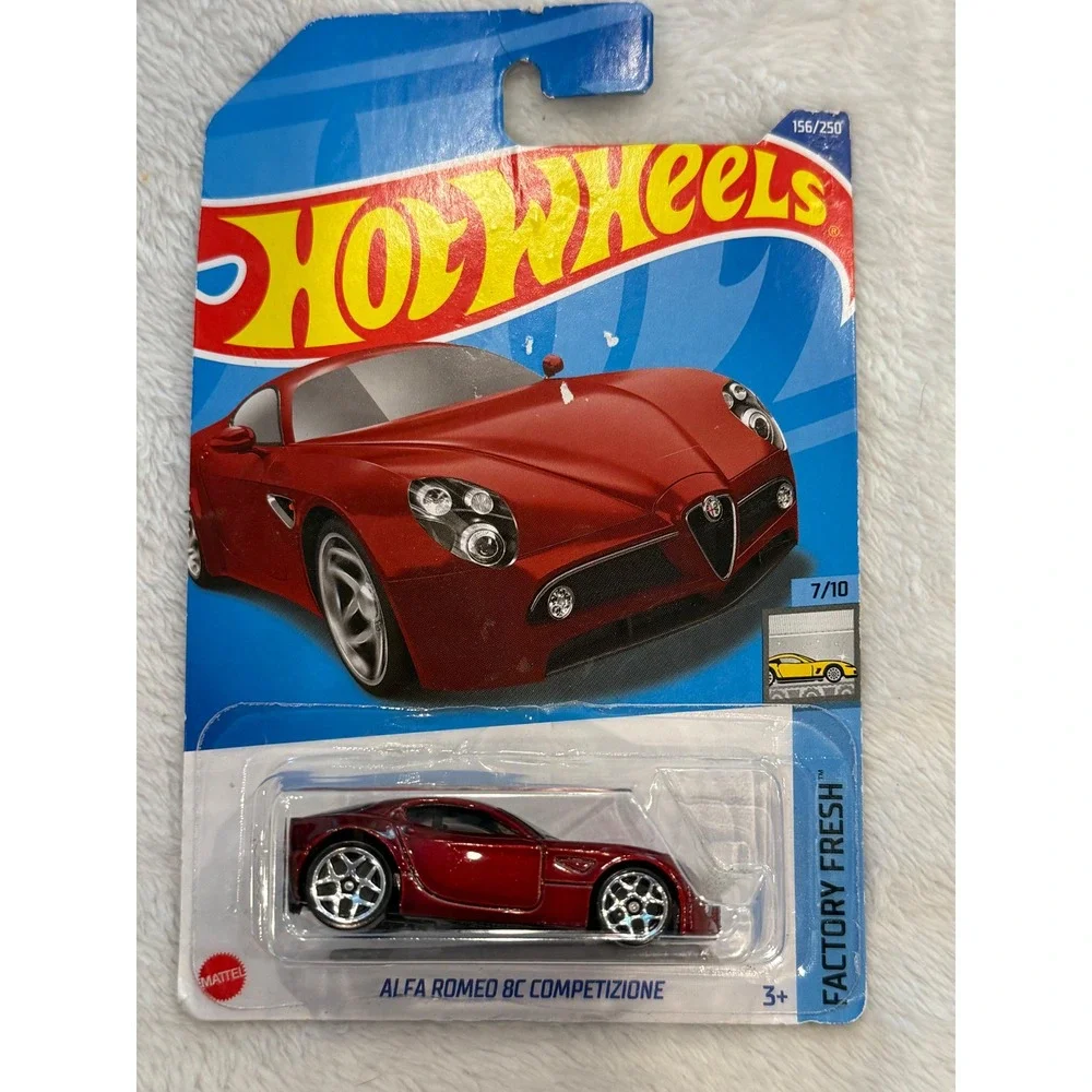 Hot Wheels Alfa Romeo 8C Competizione Red Factory Fresh 156/250 Diecast Car 2022